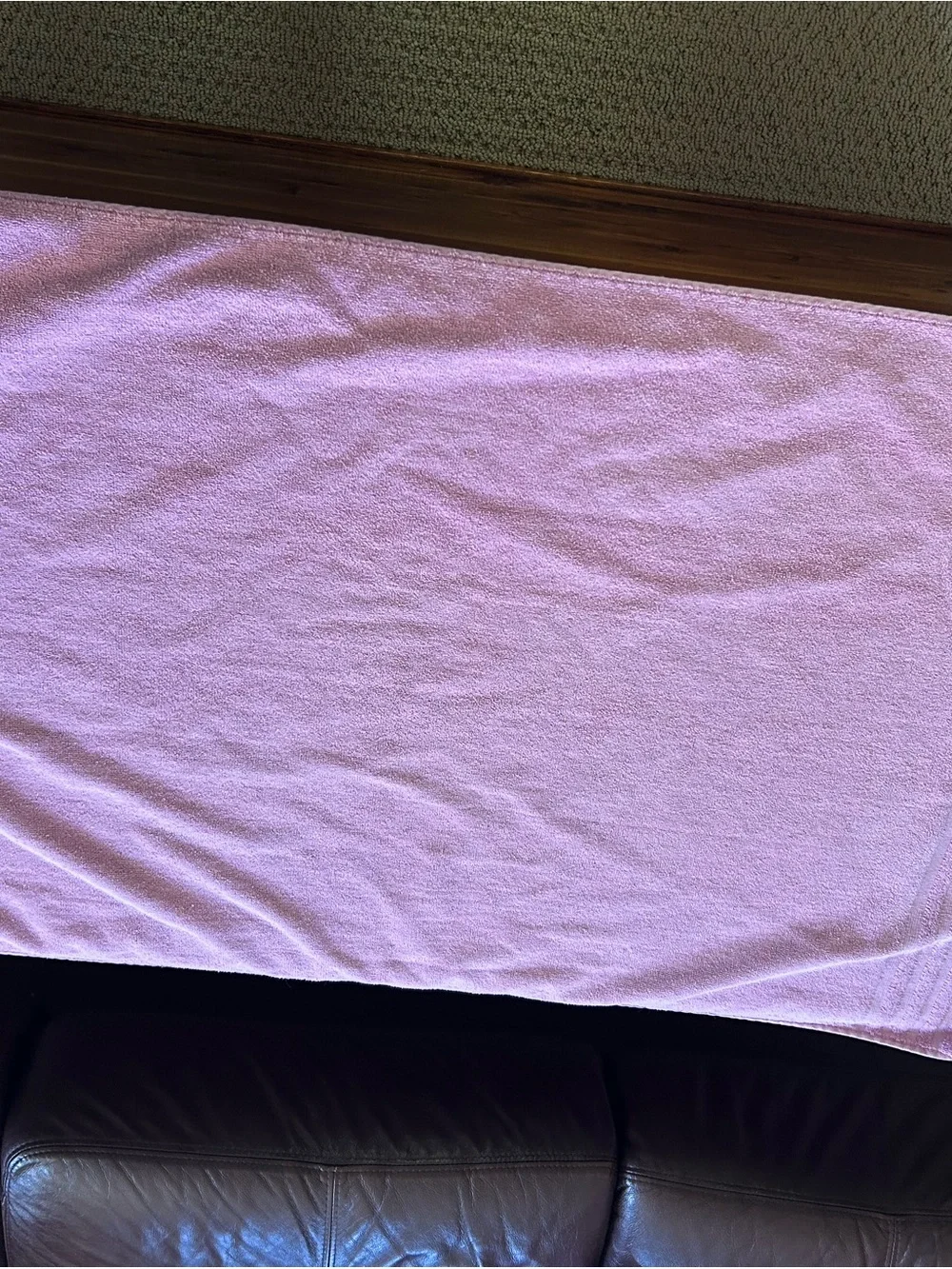 Vtg. Cannon Royal Family Pink Shell-Embossed Bath Towels - Set of 3 23” x 43”